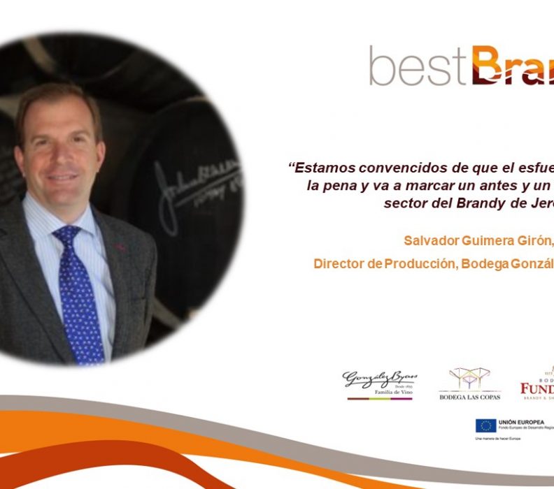 Entrevista a Salvador Guimera Girón, coordinador de la Comisión Técnica de la PTV y director de la Bodega González Byass Jerez, sobre el proyecto bestBrandy