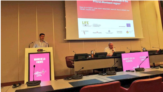 Presentación del Life Priorat + Montsant en el 42ºCongreso OIV