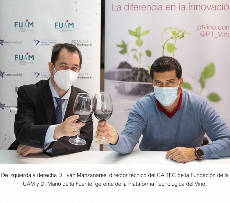 La FUAM y la PTV unidas para el impulso de I+D+i del sector del vino de Madrid